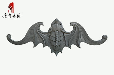 西安唐语砖雕立体雕塑蝙蝠TY-YX1100-1
