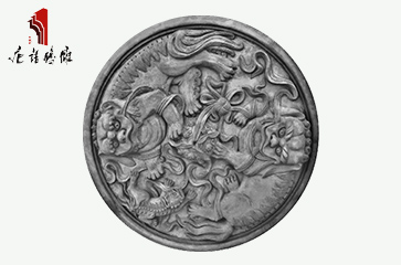 唐语圆形少师太保砖雕TY-ZJ660-1