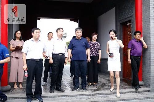 省直管办主任一行莅临考察唐语砖雕生产基地