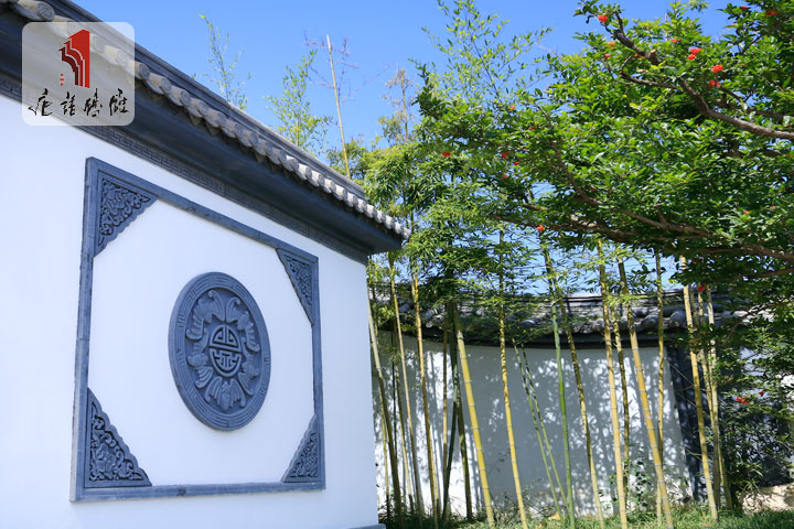 唐语砖雕依墙影壁