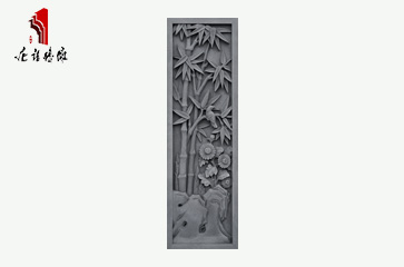 唐语砖雕竹菊TY-SC370-7