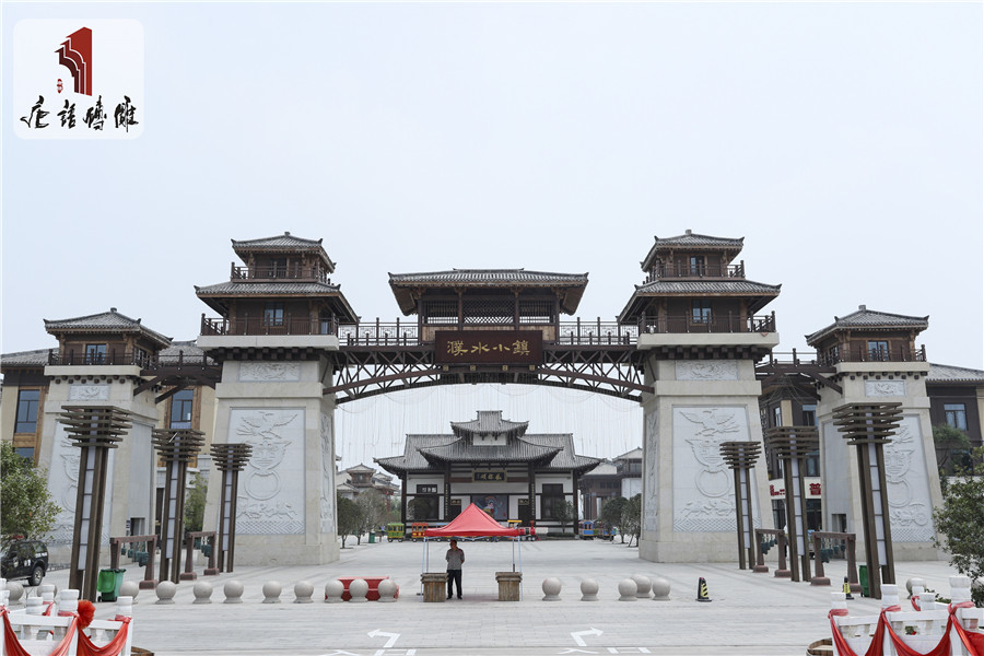 唐语砖雕实景案例—仿古旅游古镇