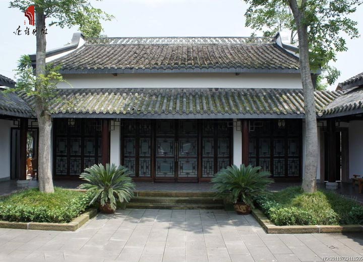 四合院正房建筑